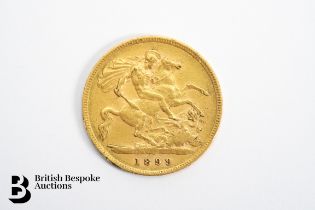 1899 Gold Half Sovereign