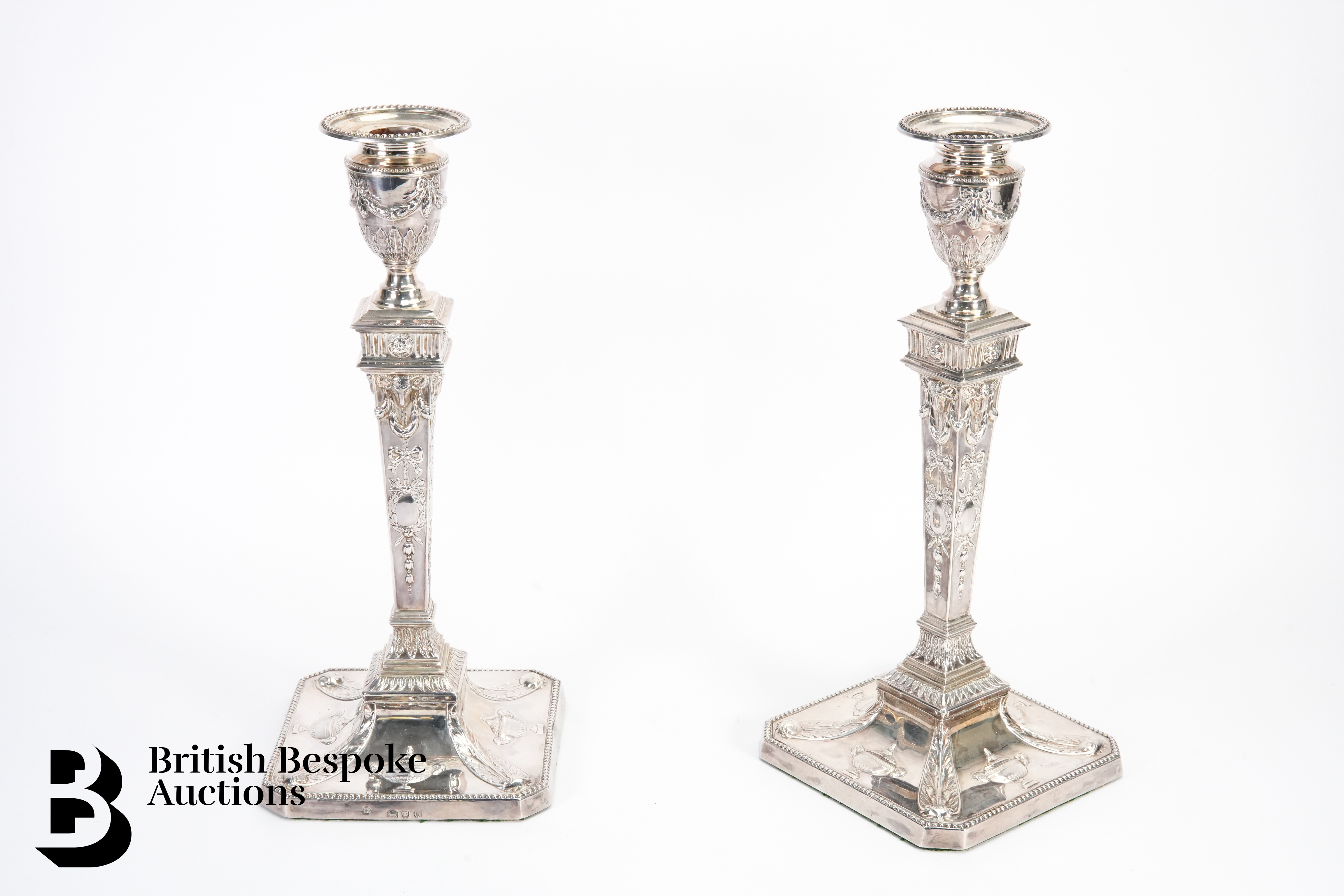 Pair of Silver Candlesticks - Image 7 of 7