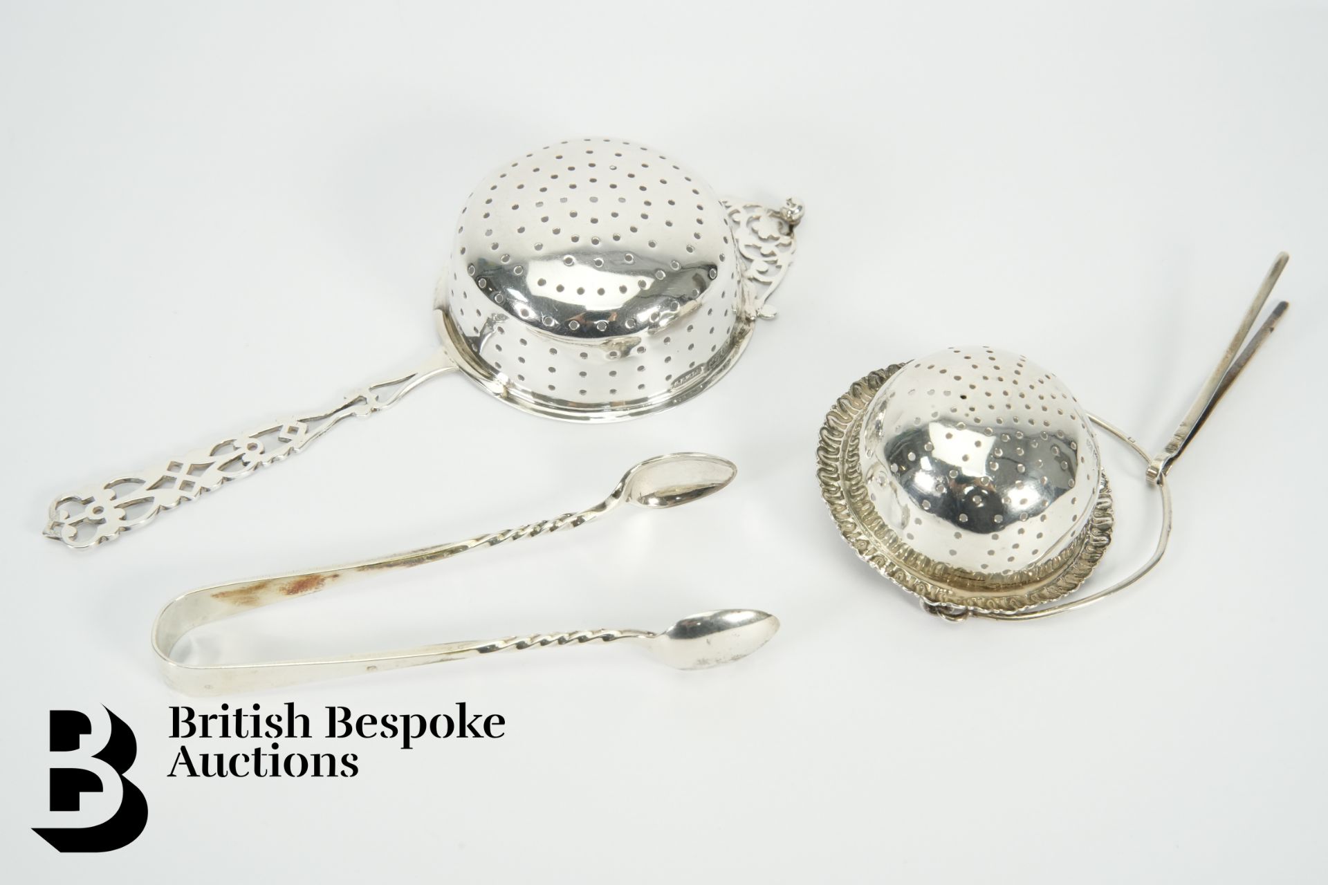 Silver Tea Strainers - Image 2 of 2