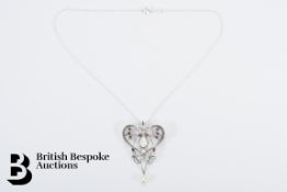 Silver Belle Epoque Necklace