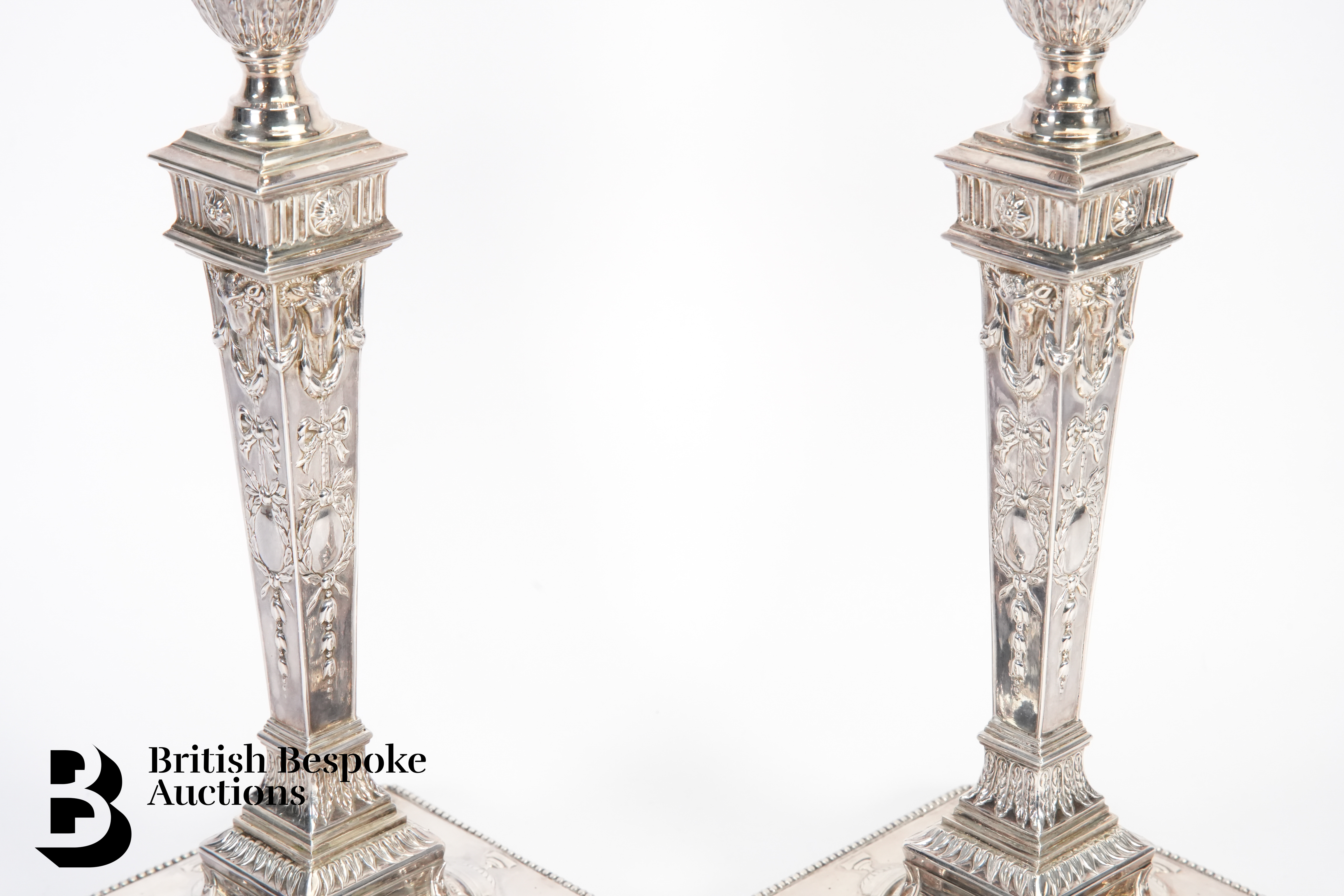 Pair of Silver Candlesticks - Image 4 of 7