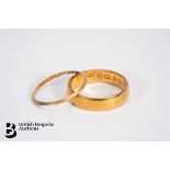 22ct Yellow Gold Wedding Band