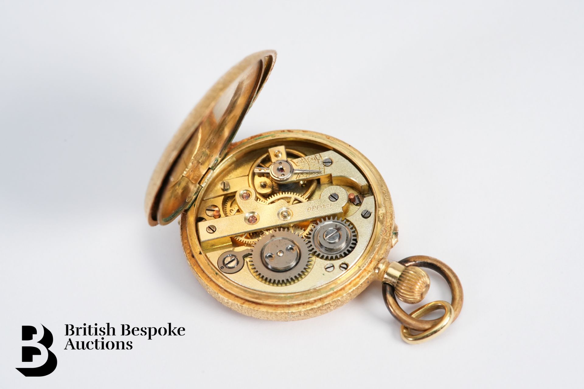 18ct Gold Miniature Pocket Watch - Image 4 of 4