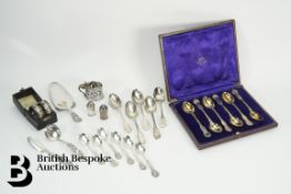Boxed Set of Silver Teaspoons