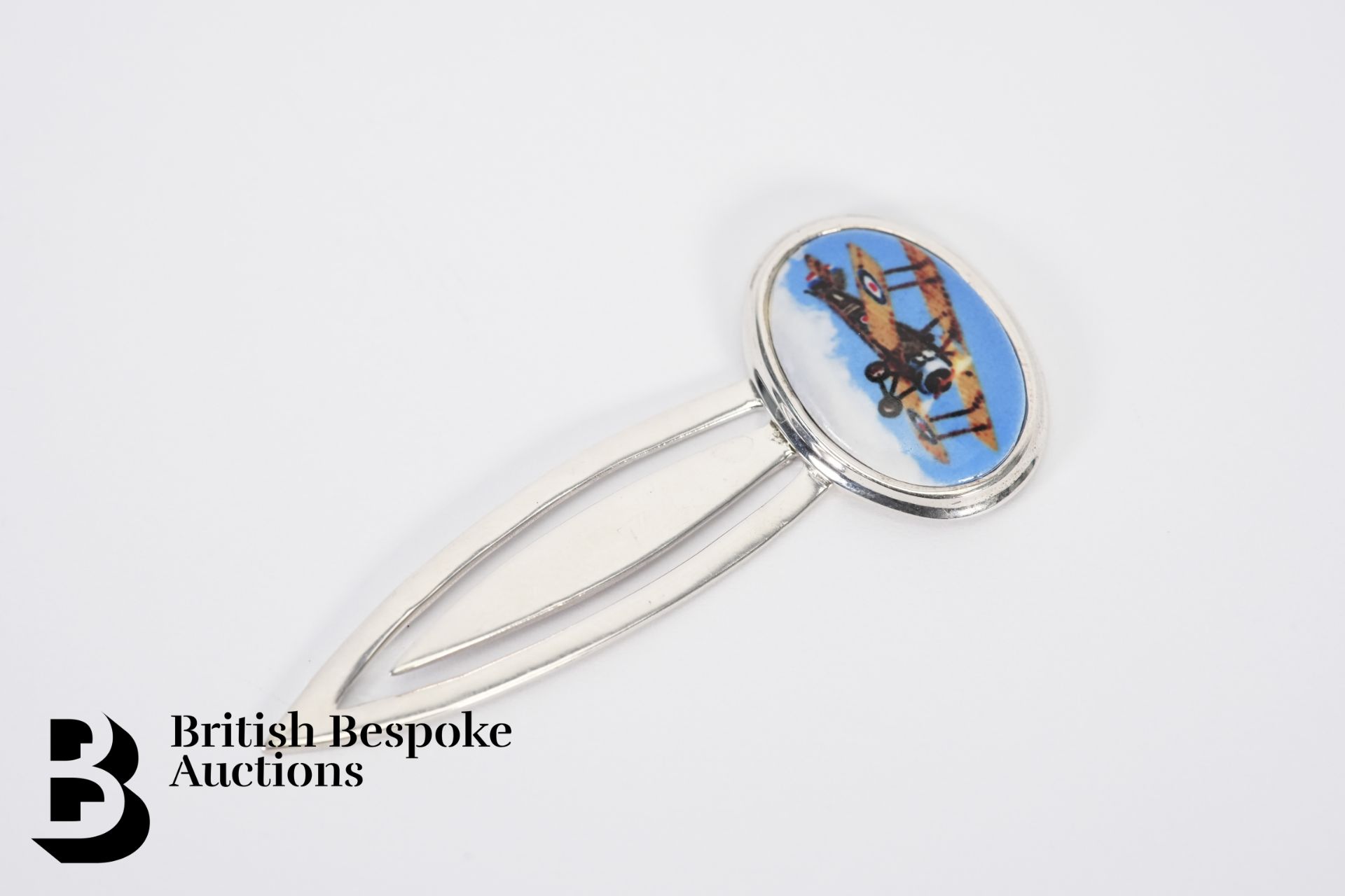 Silver and Enamel Bookmark