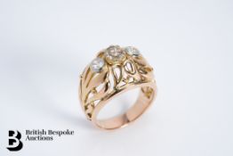 14/15ct Gold Three Stone Diamond Ring