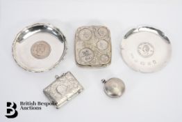 Elizabeth II Silver Coin Dishes