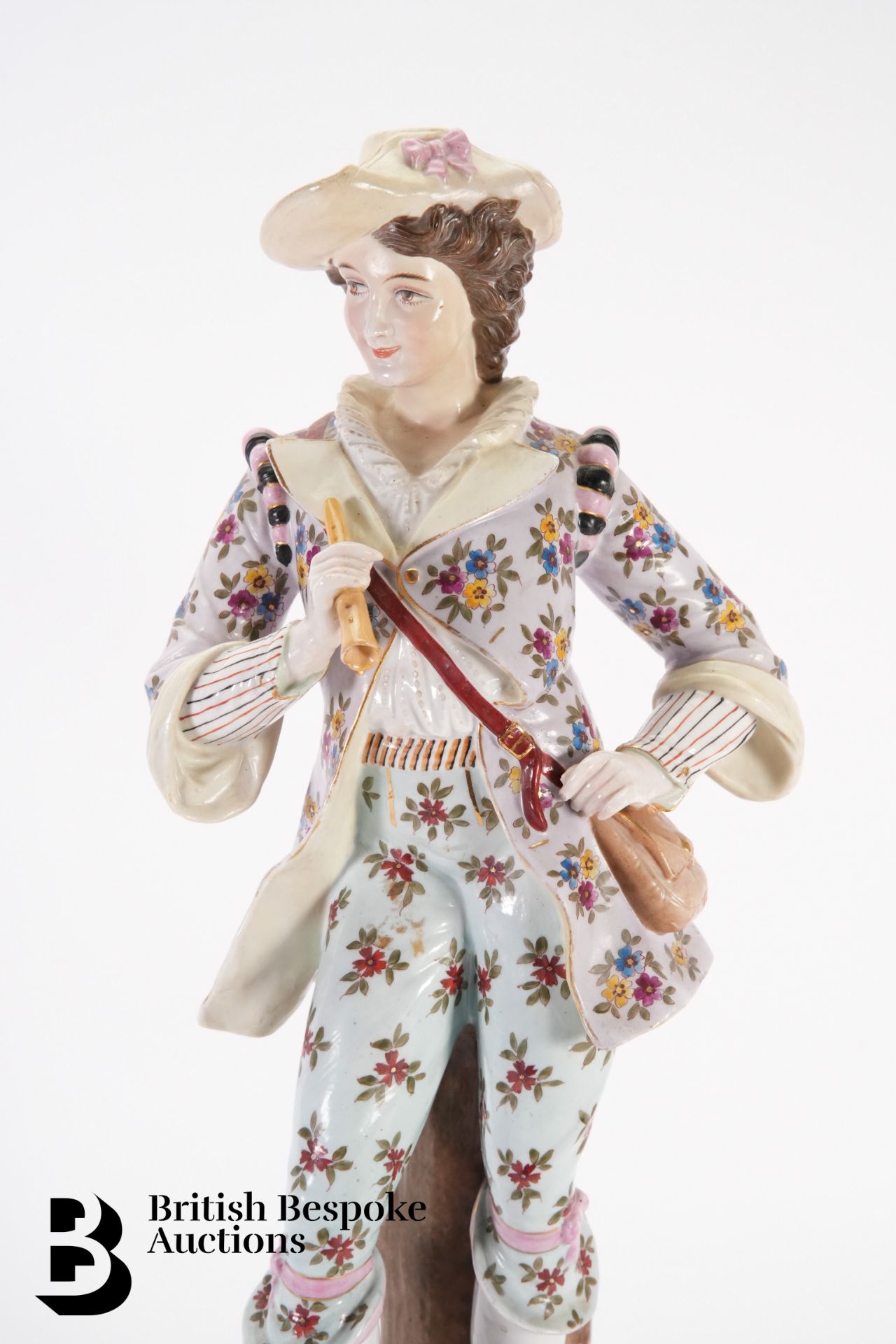 Large Continental Porcelain Figure - Image 2 of 5