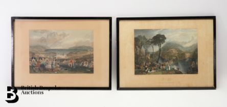 Two English Engravings after JMW Turner