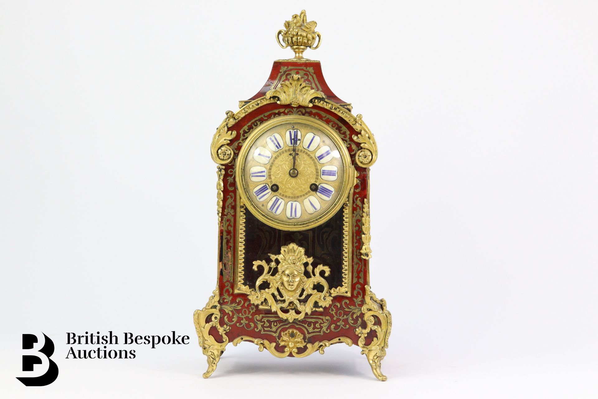 French Boulle Mantel Clock - Image 2 of 9