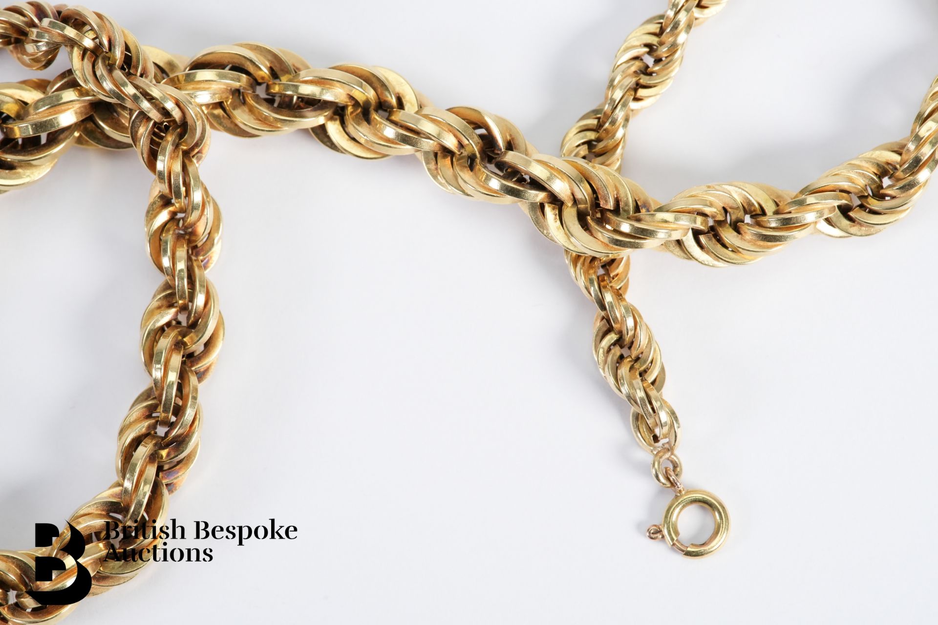 14/15ct Gold Graduated Link Necklace - Image 3 of 3