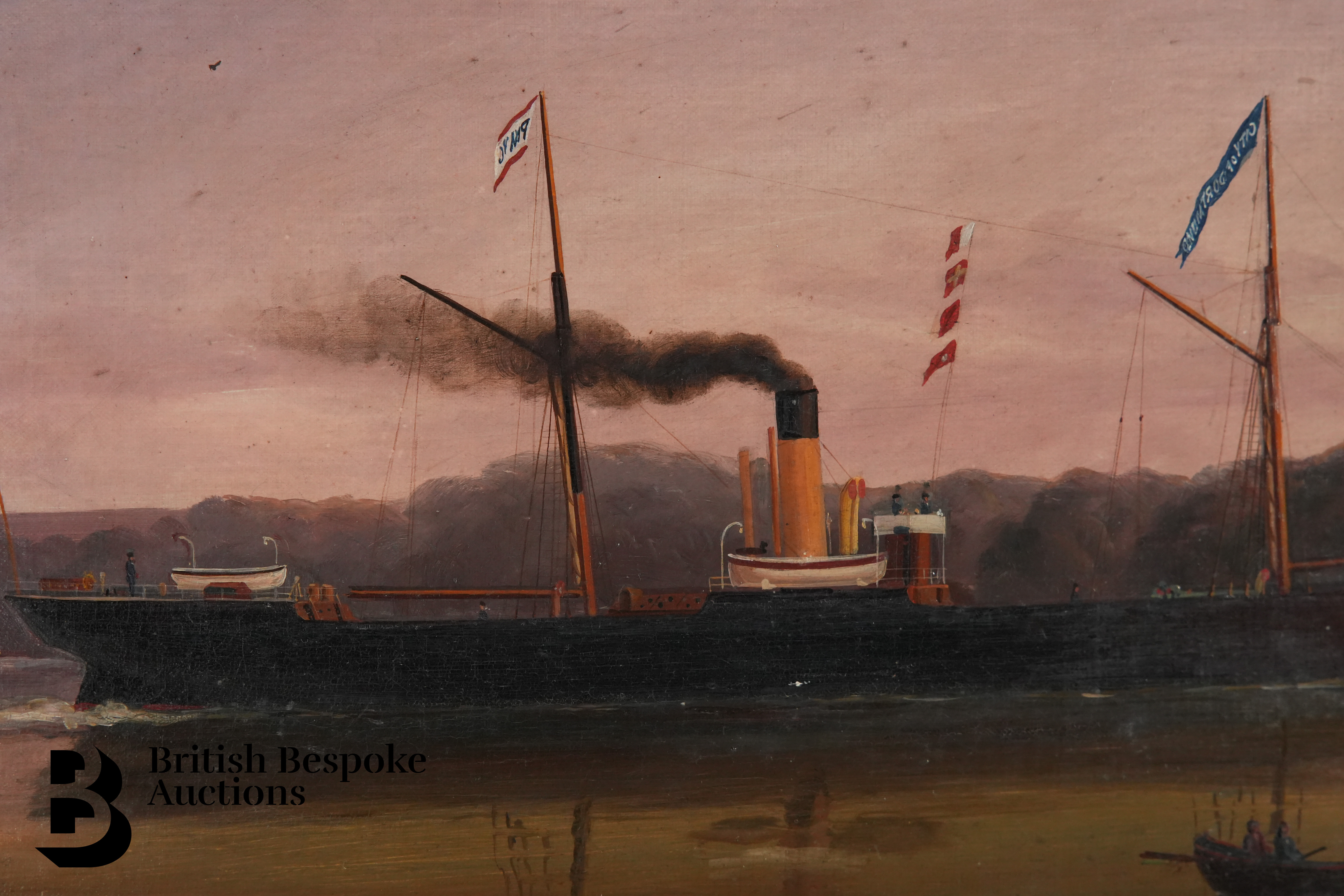 19th Century Oil on Canvas - Image 4 of 6