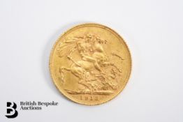 1913 Full Gold Sovereign