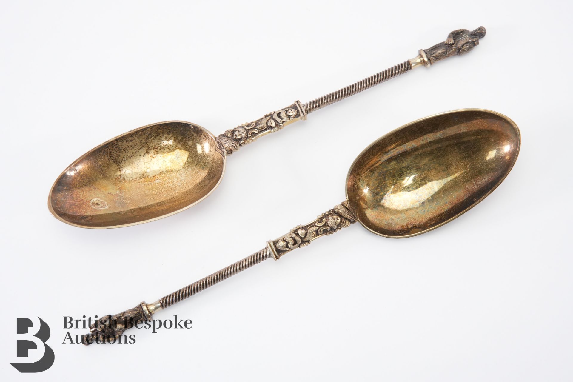 Victorian Silver Apostle Spoons