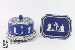 Wedgwood Stilton Cheese Dome and Plaque