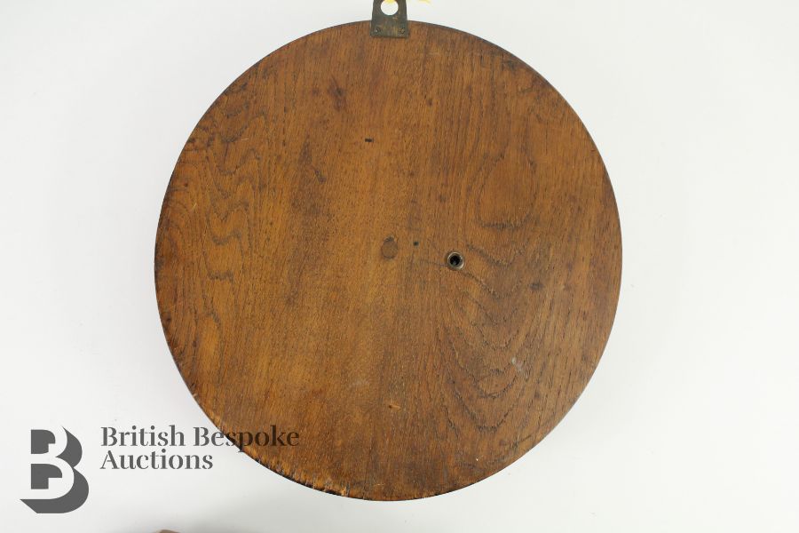 Art Deco Oak-Cased Barometer - Image 5 of 6