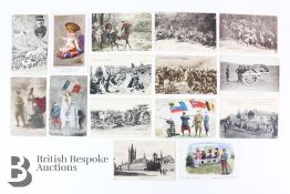 15 WWI Vintage Post Cards