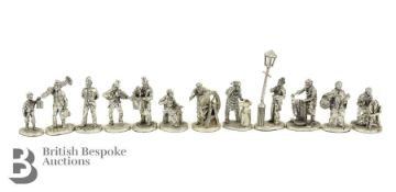 Royal Hampshire Art Foundry Silver Plated Figures