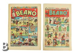 The Beano Comic #190 and #392