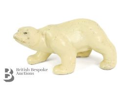 Early 20th Century Ceramic Polar Bear