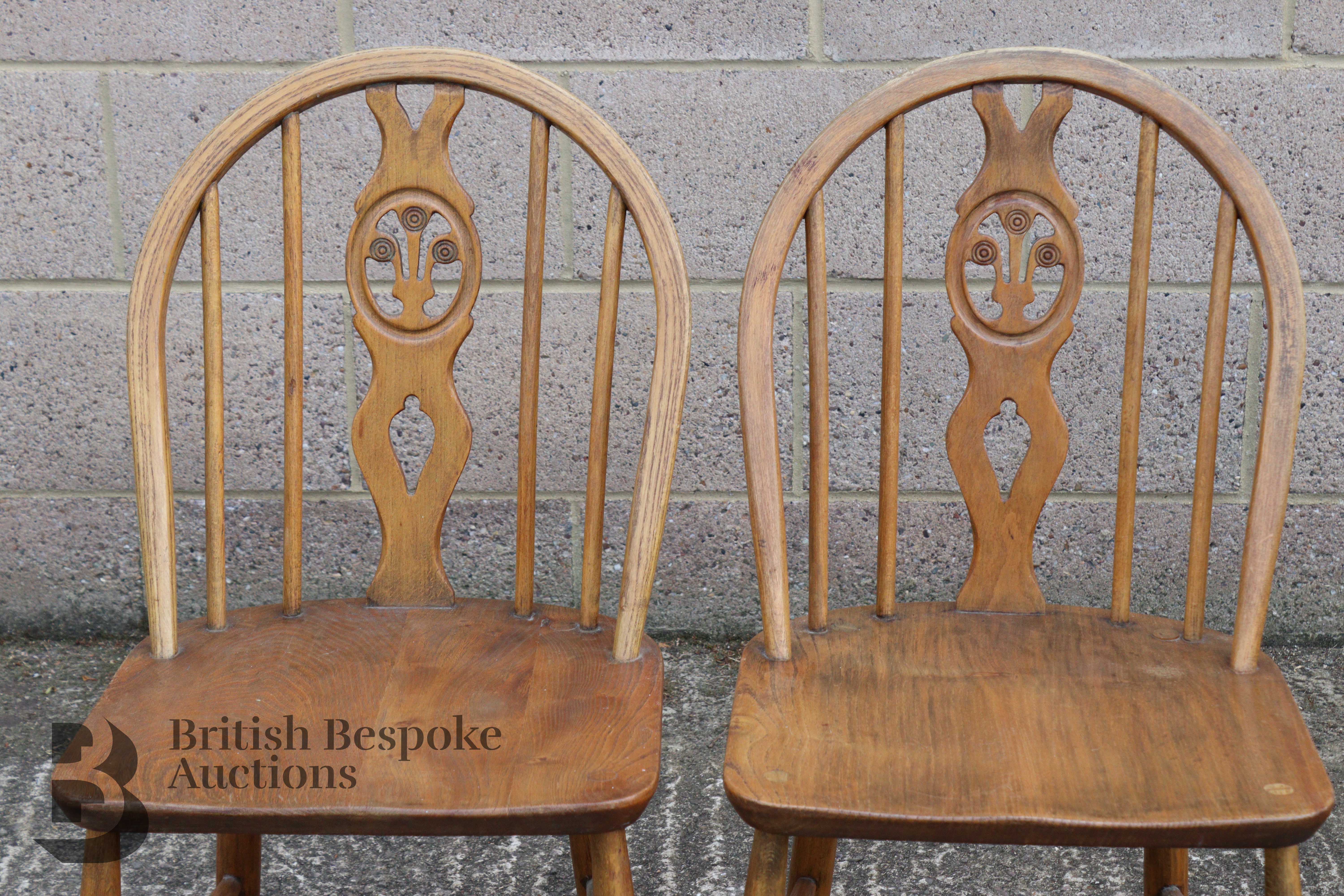 Ercol Spindle back Chairs - Image 4 of 6