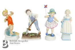 Royal Worcester Porcelain Figurines