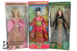 Three Boxed Barbie Dolls of the World - Collector's Edition