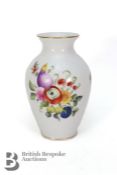 Herend Hungary Vase and Royal Worcester Plates