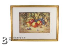 Three Limited Edition Royal Worcester Fallen Fruits Prints