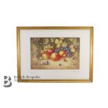 Three Limited Edition Royal Worcester Fallen Fruits Prints