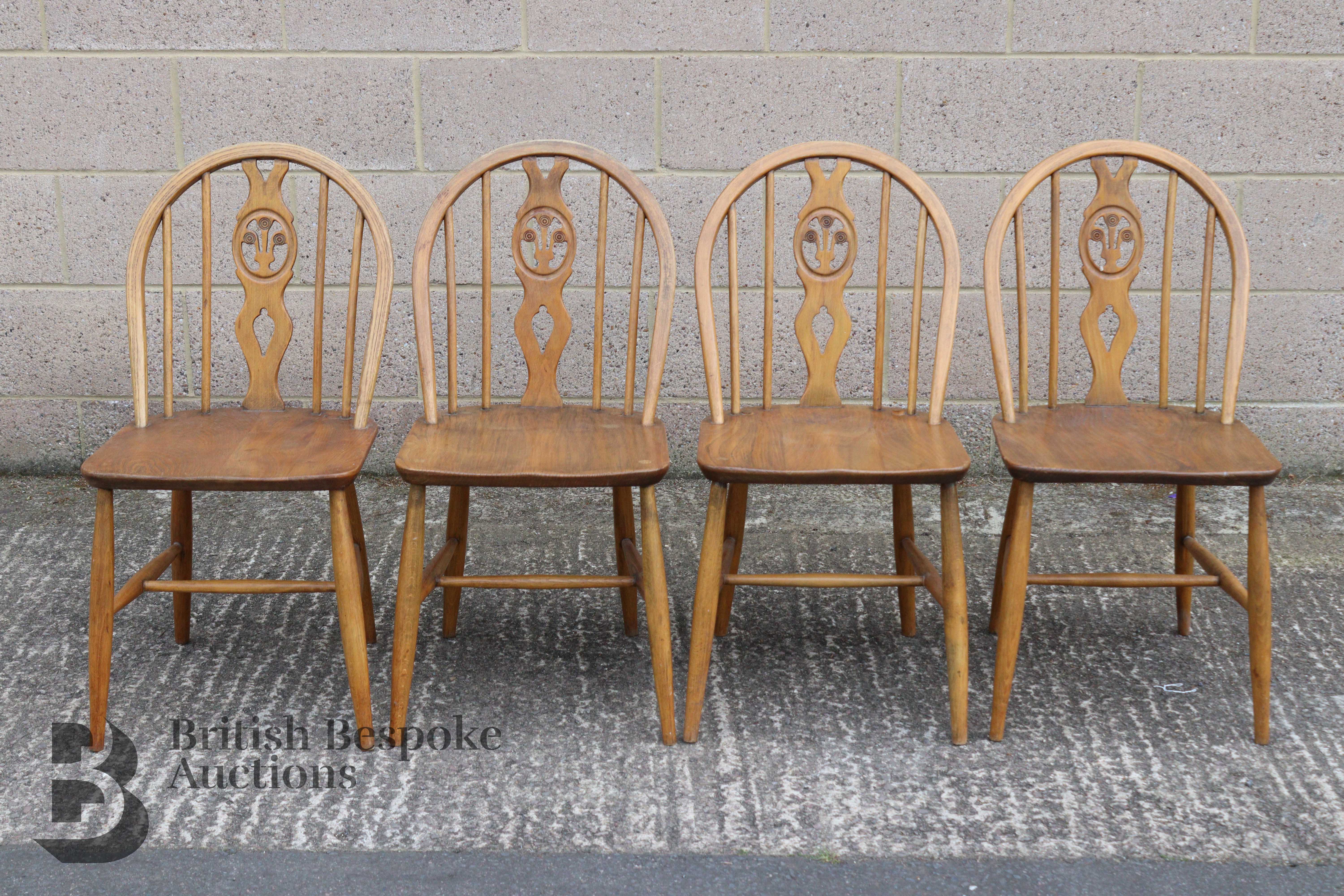 Ercol Spindle back Chairs - Image 2 of 6