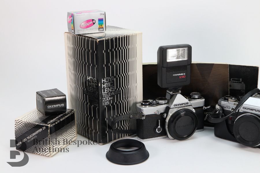 Olympus Camera and Lens - Image 2 of 6