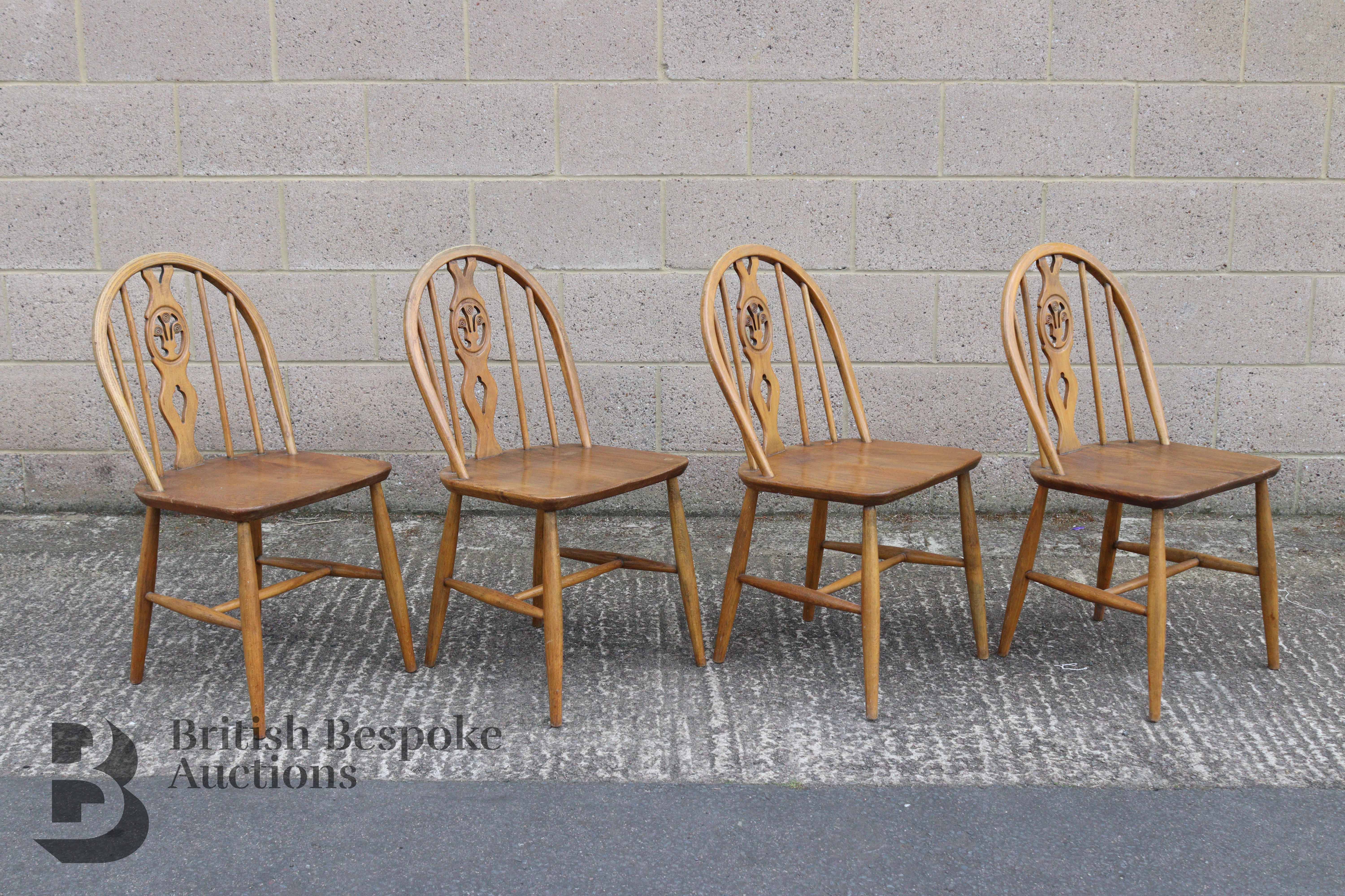 Ercol Spindle back Chairs - Image 3 of 6