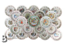 Quantity of Beatrix Potter Christmas Plates