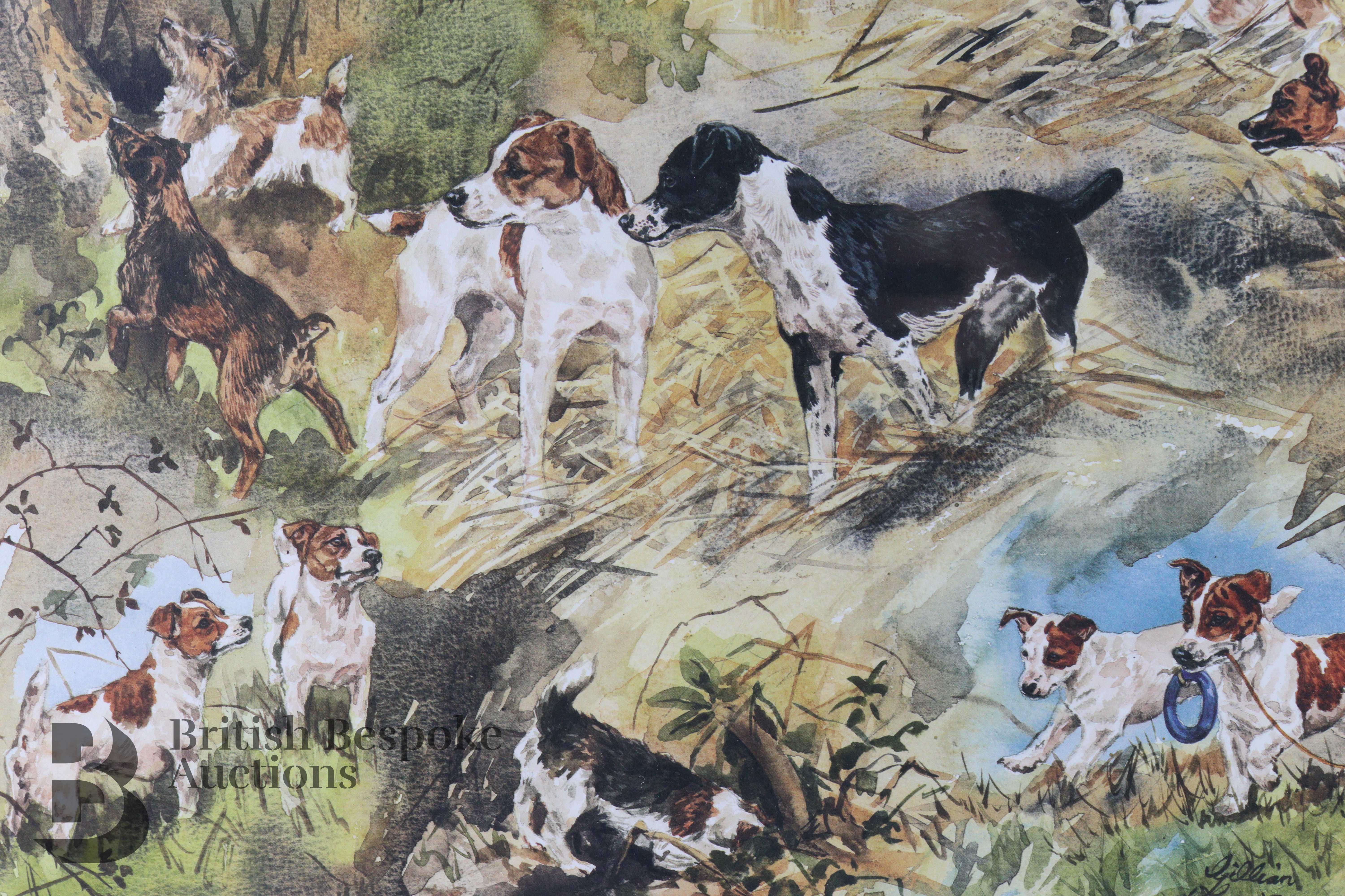 Two Gillian Harris Limited Edition Prints of Dogs - Image 4 of 8