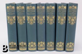 Seven Volumes of The Novels of Jane Austin 1911 and 1912 Publ. John Grant