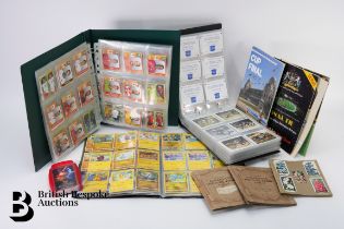 Box of Cigarette and Trade Cards, and Football Programmes