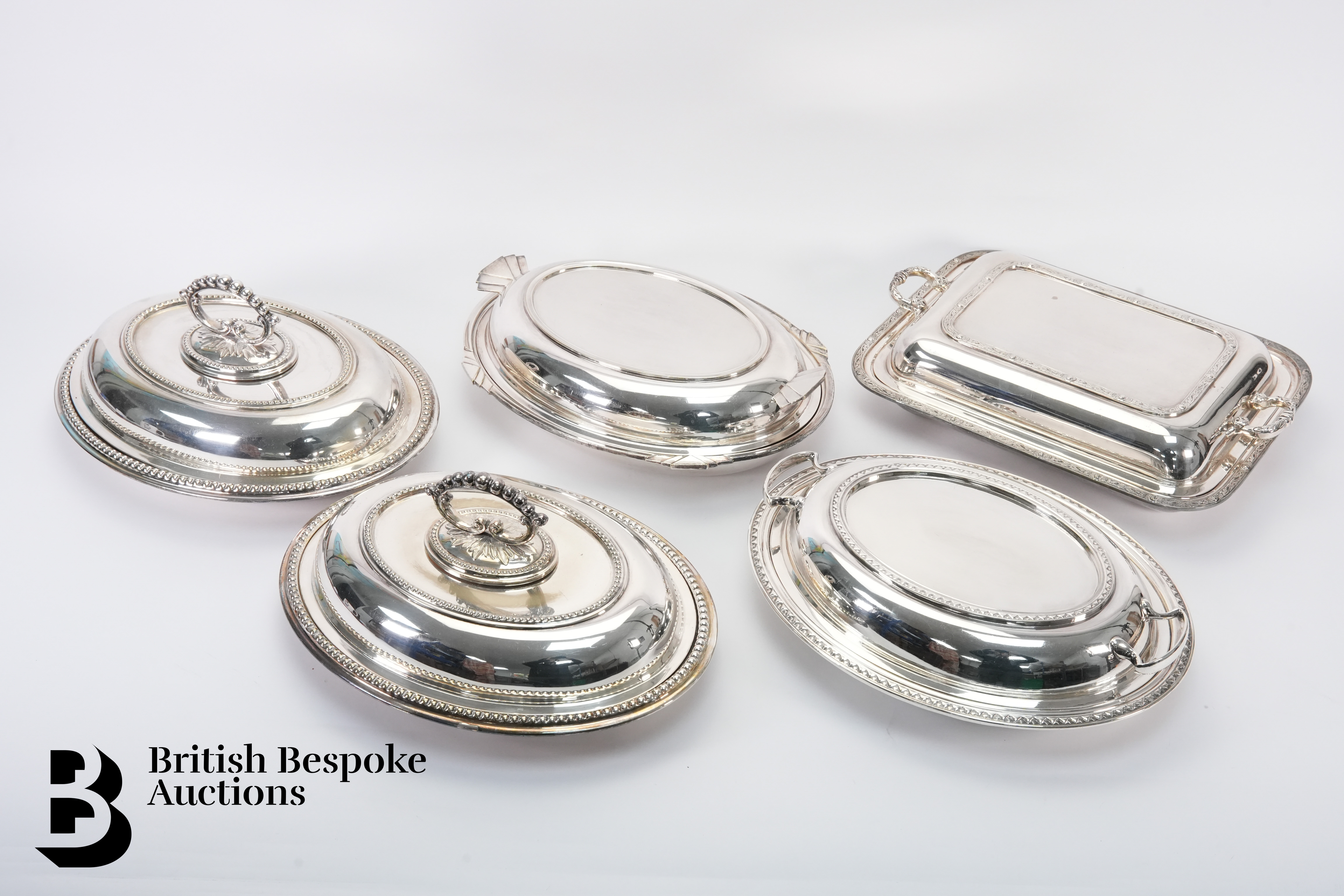 Silver Plated Entree Dishes and Covers