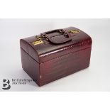 Asprey Style Leather Travel Case