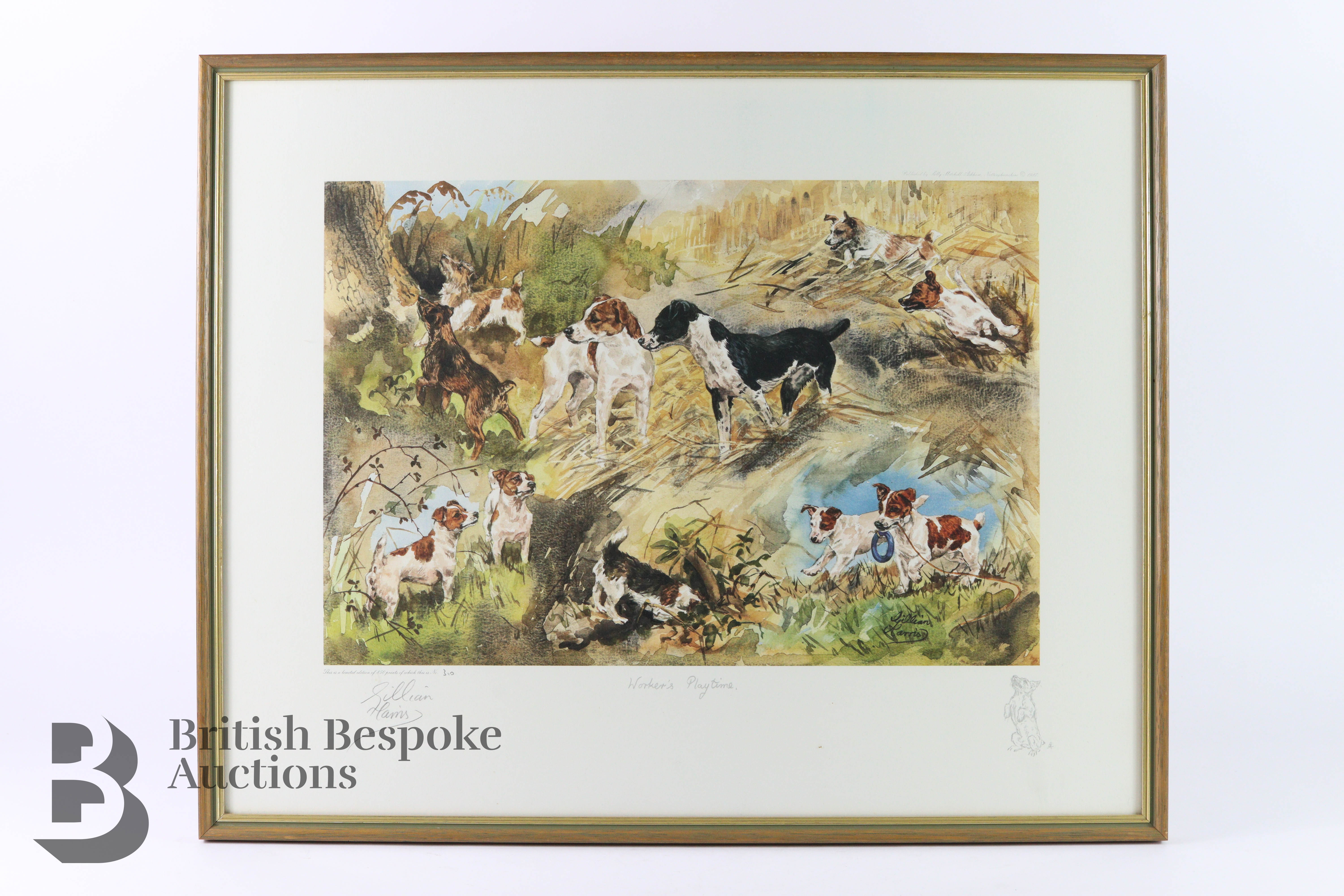 Two Gillian Harris Limited Edition Prints of Dogs - Image 2 of 8
