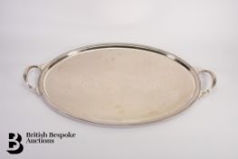 Large Silver Plated Butlers Tray