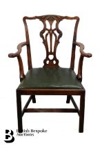 George III Mahogany Armchair