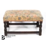 A Square-Topped Footstool