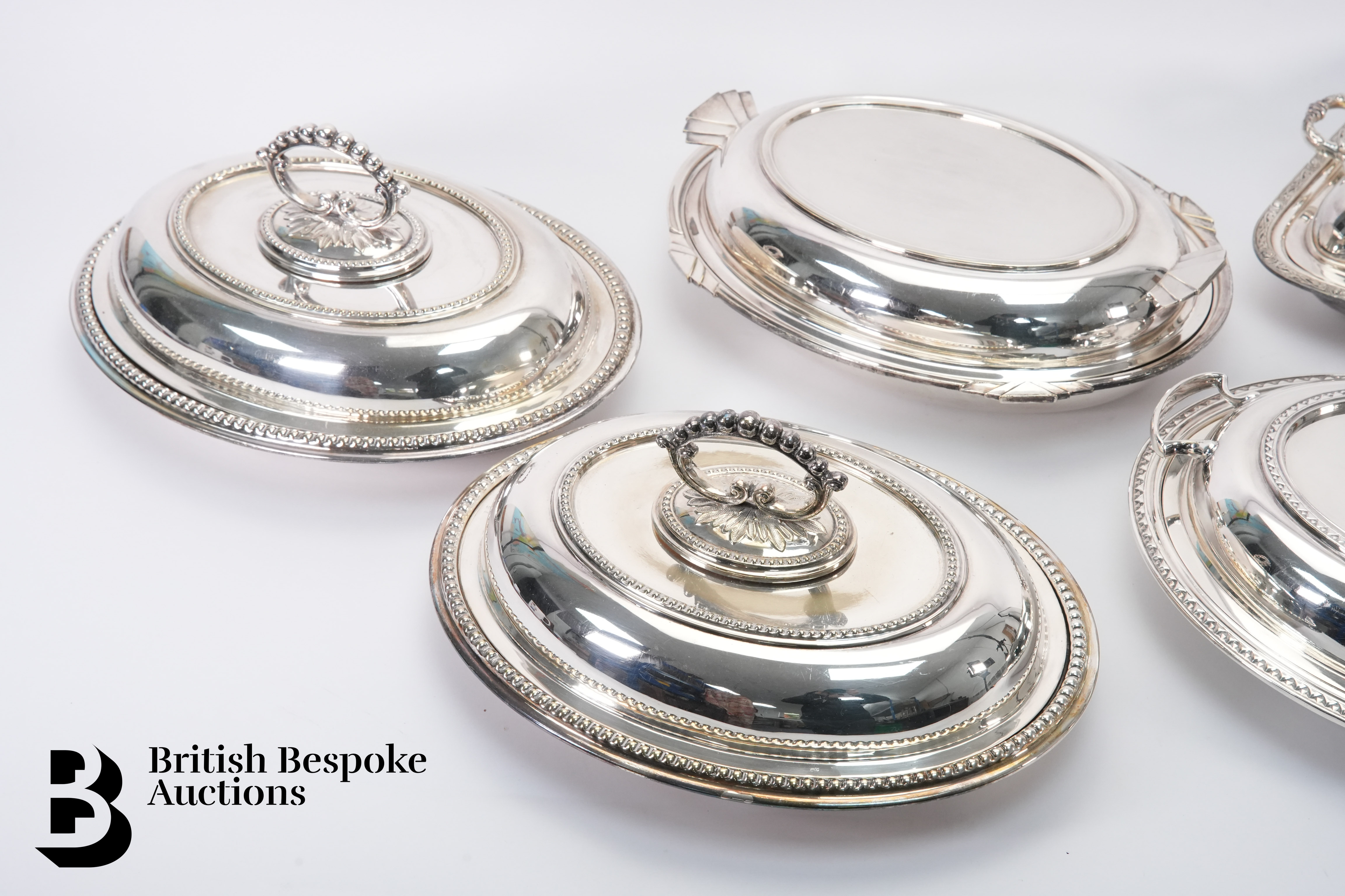 Silver Plated Entree Dishes and Covers - Image 2 of 3