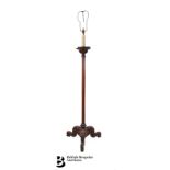 Victorian Mahogany Standard Lamp