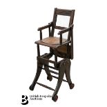 Vintage Oak High Chair