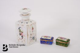 Porcelain Perfume Bottle and Stopper