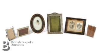 Four Small Sterling Silver Photo Frames