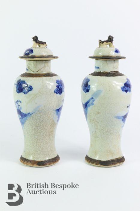 Blue and White Chinese Vases - Image 4 of 9