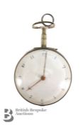 George III Silver Pair-Cased Pocket Watch